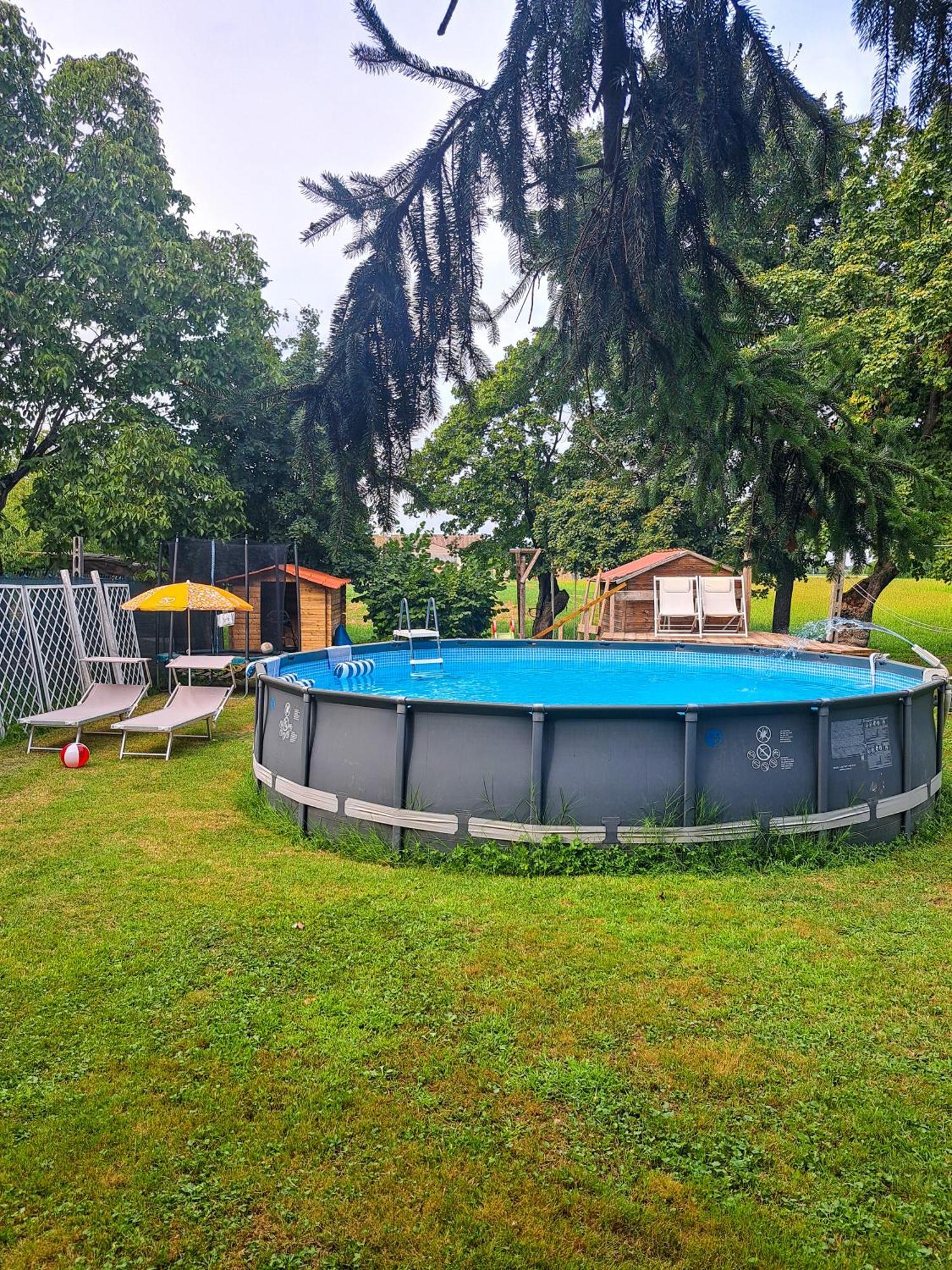 La Casina Bed & Breakfast Trecasali Exterior foto